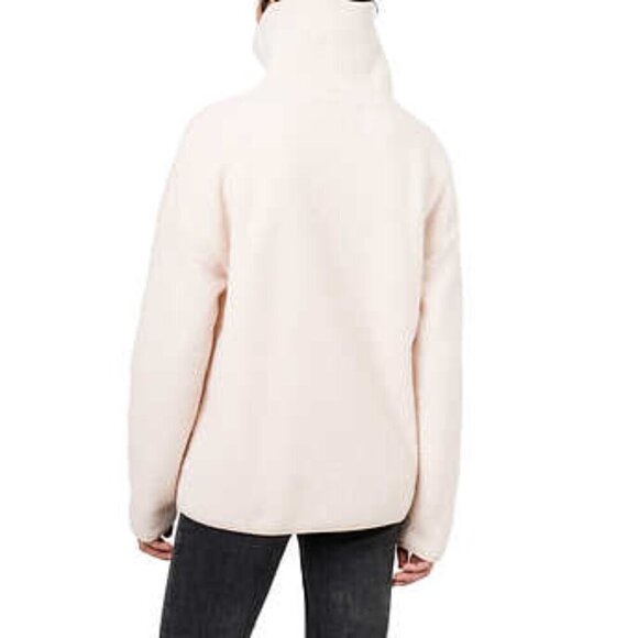 NEW Elle 1/4 Zip Fleece Pullover | Cream - Picture 5 of 9